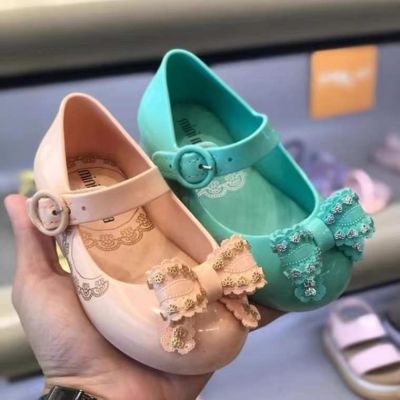 22 the spring and autumn shoes children baotou princess baby bow jelly single
