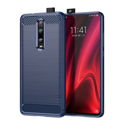 เคสสำหรับ Xiaomi Mi 9T ฝาครอบเคสมือถือซิลิโคนนิ่มคาร์บอนไฟเบอร์กันกระแทกเคส Mi 9T Pro