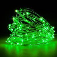 Dimmable 11m21m Green LED Outdoor solar String Lights Fairy Holiday Christmas Party Garland Solar Garden Waterproof Lights