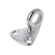 4 Pieces of Stainless Steel Boat Hook Small Spring Clamp Holder Boat Oar Holders Marine Spring Clip Silver