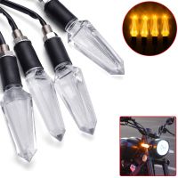 2pcs LED Motorcycle Transparent Turn Signal Indicator Light For Honda CB190R CB400 SF CBR650 R GROM MSX125 Accessories