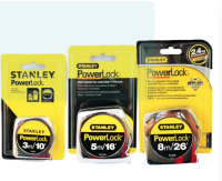 [พร้อมส่ง?+ของแท้?] STANLEY ตลับเมตร Power Lock (ของแท้) มี 3 ขนาด