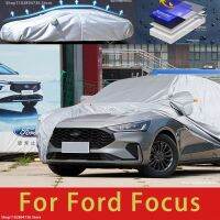 ฝาครอบหิมะผ้าคลุมรถเต็มรูปแบบสำหรับ Ford Focus,อุปกรณ์ตกแต่งภายนอกรถกันฝุ่นกันน้ำ