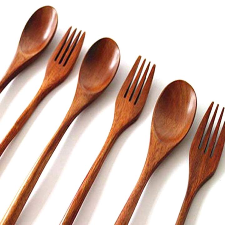 24-pcs-wooden-9-inchjapanese-spoon-fork-set-kitchen-tableware-natural-wood-cutlery-wooden-dinner-cutlery-set