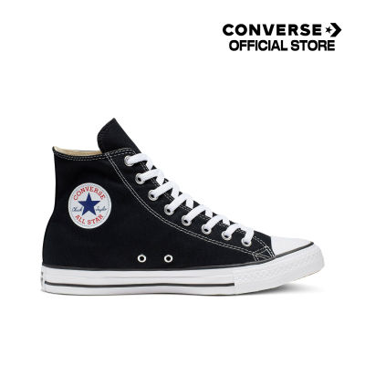Converse รองเท้าผ้าใบ Sneakers คอนเวิร์ส ALL STAR HI BLACK ผู้ชาย ผู้หญิง unisex สีดำ M9160C - M9160CABKXX