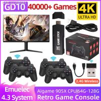 เกมคอนโซลเกม Gxal46093 GD10ระบบ4.3 2.4G Gamepads 40000ที่ติดเกมส์สำหรับ Psp/ PS1/N64 /Gb