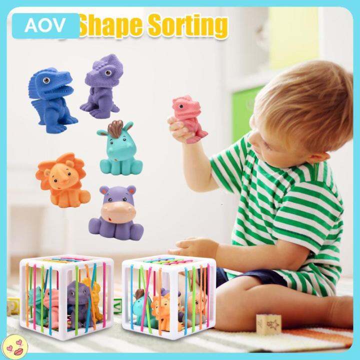 Sensory Shape Sorting Toy Baby Sensory Bin Educative Sensory Shape