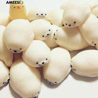 ✵ Ameesi ความเครียดซีฟู้ดที่น่ารักสีขาวบรรเทา Squishy บีบการรักษาของเล่นเด็กผู้ใหญ่