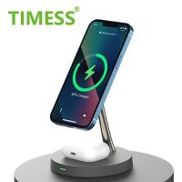 3 in 1 Magnetic Wireless Chargers for iPhone 14 13 12 pro max Fast Charging Station For Apple Watch 8 7 6 Airpods 2 3 pro