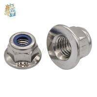 M4/M5/M6/M8/M10 DIN6926 304 Stainless Steel Enam Sisi Flange Ibu Hex Nilon anti-Slip Ibu