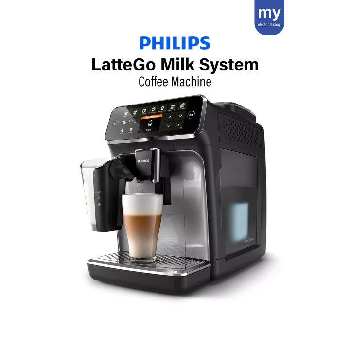 Philips Fully Automatic Espressos Coffee Machine with LatteGo Milk