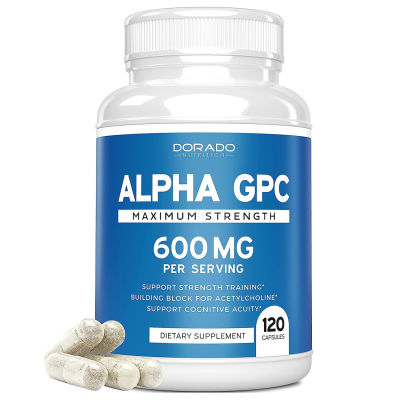 DORADO nutrition - Alpha GPC 600 mg.  120 capsules