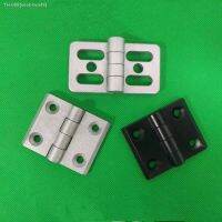 ✇✸▼ 2020 2525 3030 3040 4040 Metal Hinge Zinc Alloy Hinge Finished Aluminum Hinge Door Hinge Connector Black Or Sliver Color