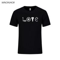 Love Bikes T-Shirts Men 2023 Summer New Causal Mens T Shirts Funny Bicycle Lover Gift Tops Cool Streetwear Camisetas Masculina S-4XL-5XL-6XL