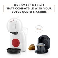 Icafilas อะแดปเตอร์กาแฟแบบใช้ซ้ำได้สำหรับ Nescafe Dolce Gusto Capsule Holder Piccolor XS Genio S &amp; Mini Me Maker แปลงอุปกรณ์เสริม