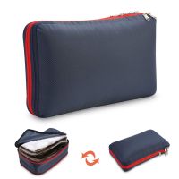 Travel Organizer Compression Packing Clothes Storage Bags Double Layer Portable Large Capacity/Waterproof Cube Zip Storage Bag