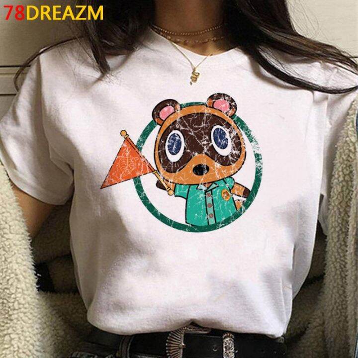 game-animal-crossing-new-horizons-t-shirt-women-kawaii-summer-tops-funny-cartoon-animal-graphic-women-tshirt-bjd4