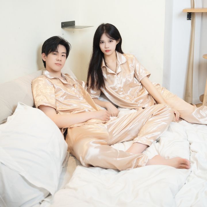 ชุดนอนสตรี-terno-pambahay-สำหรับผู้หญิงชุดนอน-nadab-เกาหลีดีไซน์คู่ชุดนอนสบายน่ารักสำหรับทุกเพศ-หนึ่งชุด