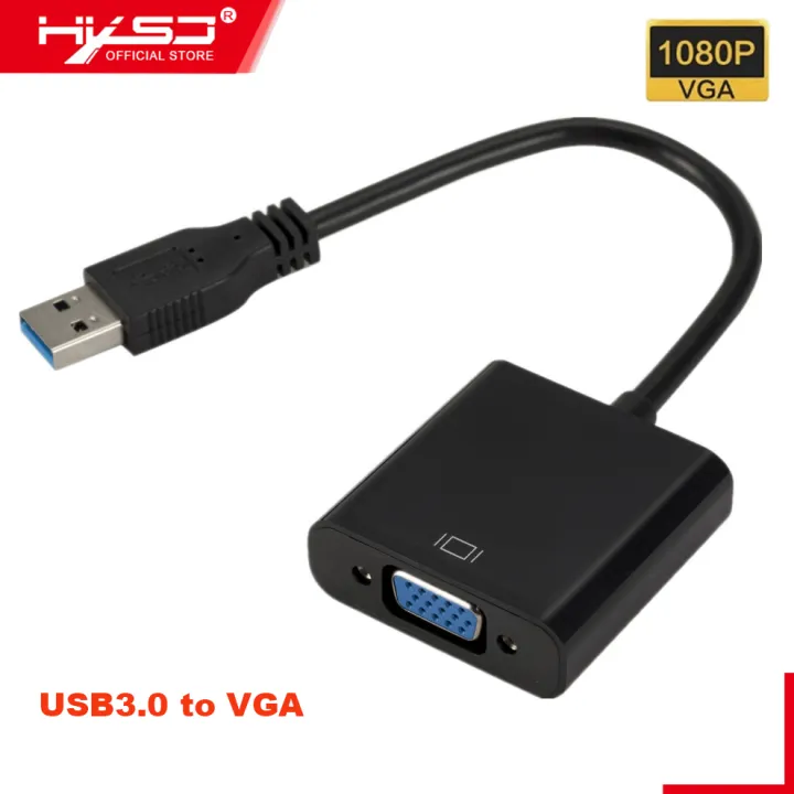 HXSJ HW-1501 USB3.0 to VGA Adapter USB to Vga Converter Computer ...