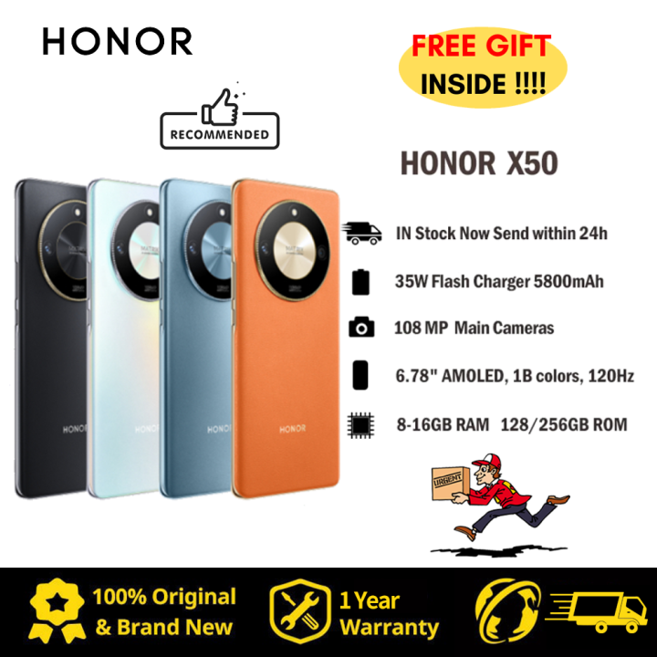 NO Google】New HONOR X50 5G Mobile Phone 6.78 Inch Octa Core