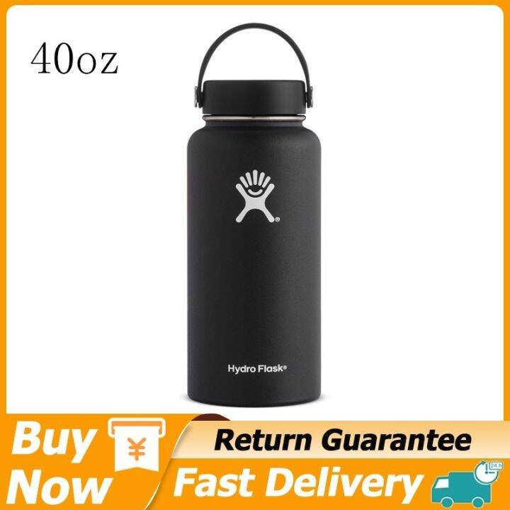 Hydro Flask (40 OZ) Wide Mouth 2.0 Insulated Stainless Steel Thermos ...