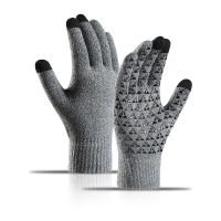 Winter Men Knitted Gloves Touchscreen High Quality Male Mitten Thicken Warm Wool Cashmere Solid Men Business Gloves Keep Warm