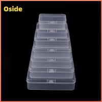 OSIDE สี่เหลี่ยมสี่เหลี่ยม กล่องเก็บของโปร่งใส โปร่งใสโปร่งใส ขนาด8นิ้ว เคสสินค้าขนาดเล็ก ของใหม่ พลาสติกทำจากพลาสติก อุปกรณ์เครื่องมือตกปลา กล่องบรรจุของ