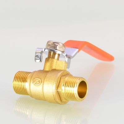 1/4 3/8 1/2 3/4 Female Male Ball Valve Switch Brass Pipe Fitting Shut Off Valve with Long Handle