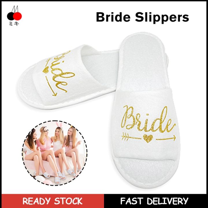 BRIDE SLIPPERS OR GROOM SLIPPERS | Shopee Philippines-as247.edu.vn