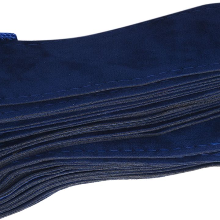100-pcs-blue-velvet-pen-pouch-sleeve-holder-single-pen-bag-case-pencil-bag