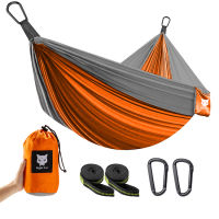 Night Cat Camping Hammock Portable 1 to 2 Person Single or Double Hammock Lightweight Backpacking Hammock