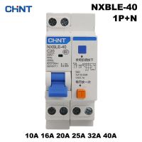 【❉HOT SALE❉】 zhilao Chint Mini เบรกเกอร์ Nxble-40 Dz47 1pn 10a 16a 20a 25a 32a 40a ในครัวเรือน Mcb 30ma ป้องกันการรั่วซึมสวิทช์