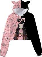 ixqekuc Anime Boys Hoodie Tanjirou Nezuko Zenitsu Women Slayer Men Sweatshirt