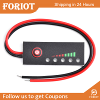 Foriot  เครื่องวัดความจุของแบตเตอรี่จอแบตเตอรี่โทรศัพท์ลิเธียม  สำหรับ1S-6S แบตเตอรี่ลิเธียมและตะกั่วแบตเตอรี่กรดป้องกันการกลับการเชื่อมต่อ