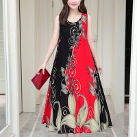 jkk New Fashion 2023 Loose O-Neck Print Clothing Dresses