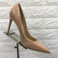 【QZY Department Store】Heels Women 2022 Trend Stiletto Pointed Toe Elegant Sexy Medium Heel Shoes Dress Party Designer เครื่องรางสูงเจ้าสาวสีขาว