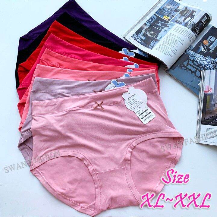 [Malaysia ready stock️] S0048 XL XXL Ladies panties female women