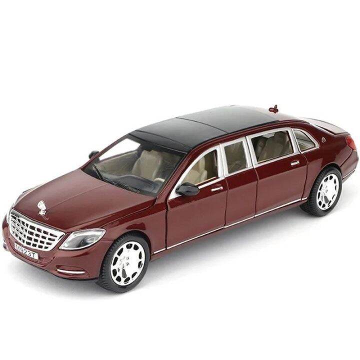 ใหม่124-d-iecasts-ของเล่นยานพาหนะ-maybach-s600ล้อแม็กรถยนต์รุ่นจำลองดึงกลับแสงเสียง6ประตู-opend-เด็กของเล่นของขวัญสำหรับเด็ก