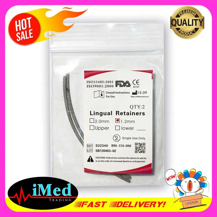 LINGUAL RETAINER 1.2mm 2PCS/PACK Lazada PH