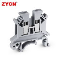 100PCS UK2.5B Din Rail Terminal Block Wire Connector Connductor Universal Class Quick Screw Grey 2.5mm2