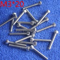 M3x20 Cylinder head inner hexagon screw 304 Stainless steel 20mm screw socket head screws inner hexagonal head bolt 50pcs