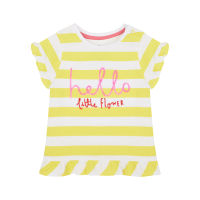 เสื้อยืดเด็กผู้หญิง Mothercare hello little flower t-shirt YC811