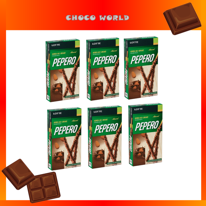 LOTTE Pepero Chocolate Sticks Variety Flavors Original,