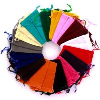 【CW】 50pcs/lot Sizes Coloful Velvets Pouches Wedding Favor Jewelry Display Drawstring Packing