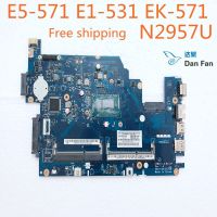 Z5WAH LA-B161P Laptop Motherboard For ACER E5-571 E5-531 EK-571 System motherboard N2957u 100%work