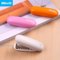 KW-triO 5626 Mini Folding Stapler Ultra-Thin Cute Portable Stapler 20 Sheets of Paper Desk Stationery Office Binding Supplies Staplers Punches