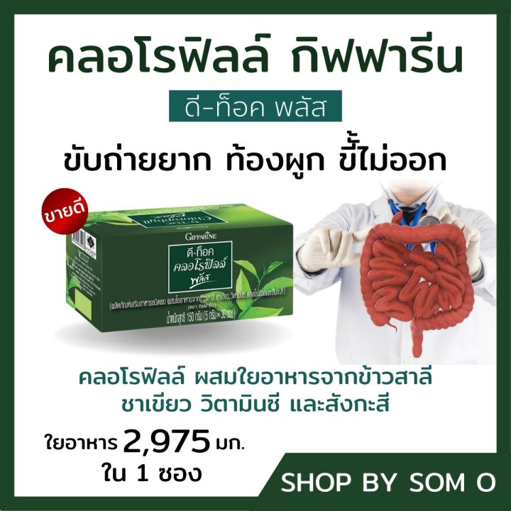 คลอโรฟิลล์-chlorophyll-plus-giffaine-ดื่มง่าย-ดูแลลำไส้-พร้อมส่ง