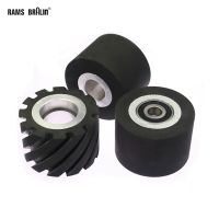 1 piece 75*50mm Rubber Contact Wheel Belt Grinder Backstand Idler Wheel