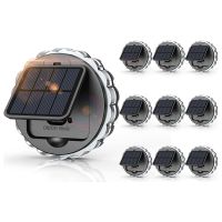 Solar Outdoor Fence Lights for Yard, Solar Landscape Path Lights Outdoor Decorative Lights Waterproof for Garden