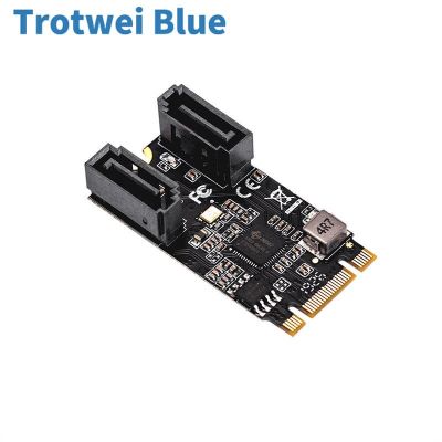 อะแดปเตอร์ซาต้า M.2: SATA แบบคู่ III 6พอร์ตกิกะไบต์/วินาทีสำหรับ M2 22X42 M คีย์ + B ตัวควบคุมคีย์อะแดปเตอร์ FJK3825